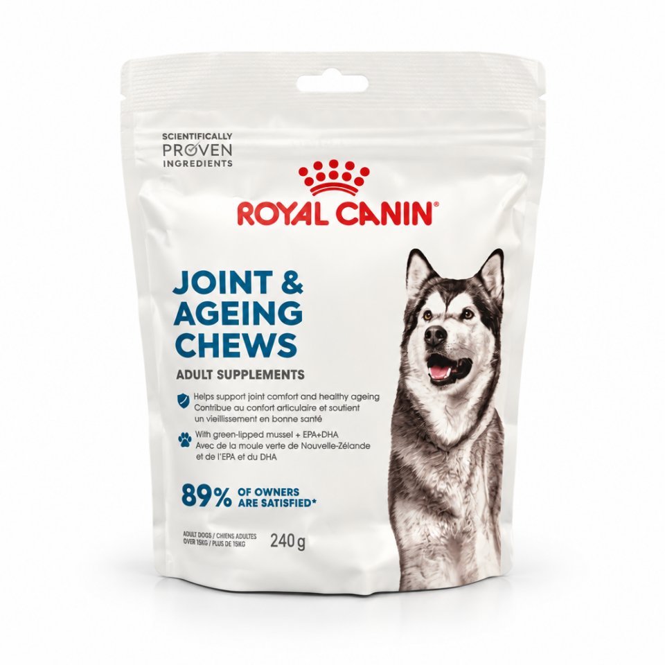 Joint & Ageing Chews Yetişkin Köpekler Için Eklem ve Sağlıklı Yaşlanma Destekleyici Ödül Maması 240 gr